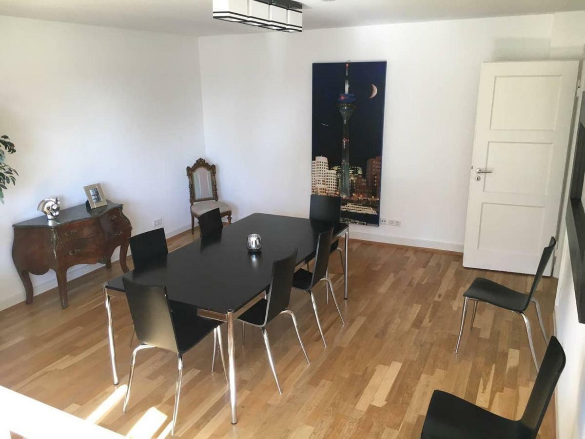 Luxury Rooftop Loft With River View 10Min To City Dusseldorf Exterior photo